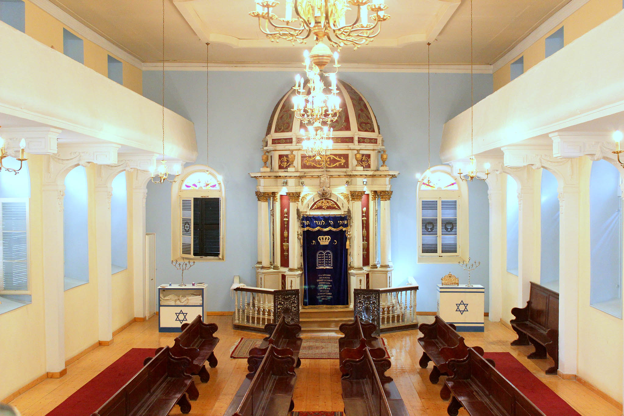 The Scuola Greca or Tempio Greco Synagogue of Corfu
