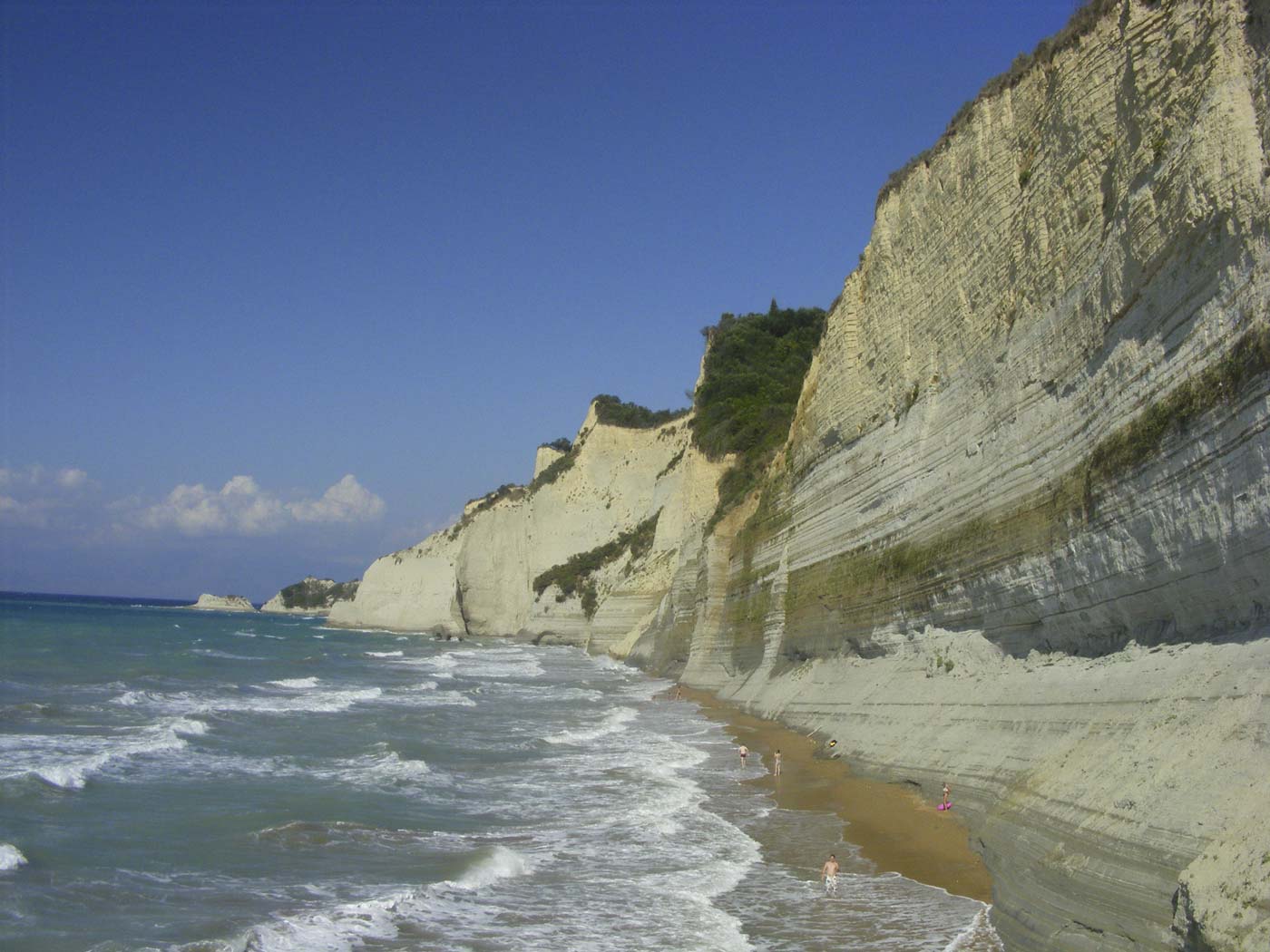 logas beach cliffs corfu outdoor activities 02